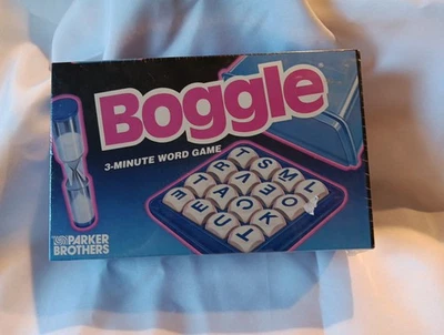 Juego de palabras vintage Boggle 3 minutos nuevo 1992 Parker Brothers sellado de fábrica  Foto 1 de 4