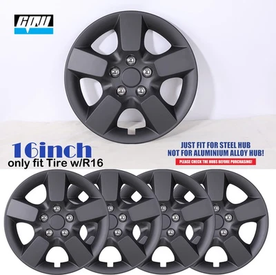 Juego de 4 tapacubos de acero de 16" para Nissan Rogue / Rogue Select 2008-2015 Foto 1 de 4