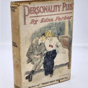 Personality Plus by Edna Ferber 1st Edition Novel Dust Jacket Antique Book 1914 - Imagen 1 de 16