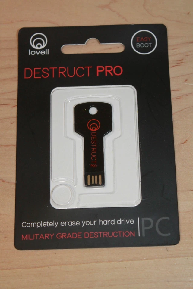 Hard Drive Data Eraser by Lovell Permanently Erase Computer Military Grade HDD T