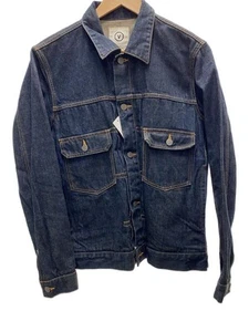 visvim Indigo Selvedge Denim Jacket Cotton Construction Size L Japan Made - Picture 1 of 6