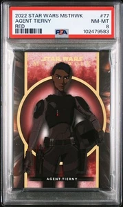 Agent Tierny - 2022 Star Wars Masterwork Red PSA 8 #15/25 - Picture 1 of 2