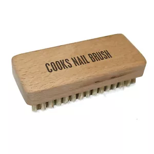 Eddingtons Valet Cooks Nail Brush - Wooden Nail Scrubbing Brush - Picture 1 of 1