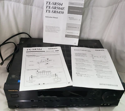 Onkyo TX SR504 7.1 Channel 75 Watt Receiver - Image 1 of 4