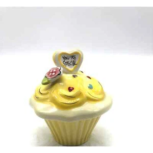 Super Cute Blue Sky Cupcake Trinket Box Your Special Saying Beautiful Colors - Picture 1 of 6