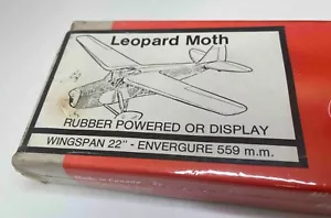 NEW - Leopard Moth Easy Built Free Flight Kit in Shrink Wrapped Box - Picture 1 of 2
