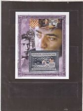 St Thomas - 2021 Chess Champ Vladimir Kramnik - Souvenir Sheet  ST210431b-gold