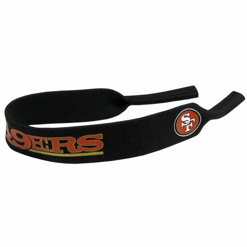 San Francisco 49ers 16" Neoprene Sunglasses Strap (NFL Football) Croakies Cover