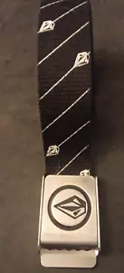Vtg Unisex Size 34-40(44") Volcom Canvas Belt With Hook Clasp Buckle - Picture 1 of 13