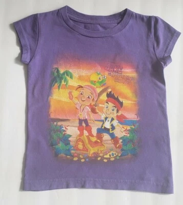 Disney Store Jake and The Never Land Pirates Izzy Girl Purple T Shirt Size (2/3) - Image 1 of 4