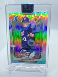 Jose Berrios 2018 Topps Archives Signature 5/10 2014 Bowman Chrome Autograph SSP - Picture 1 of 2
