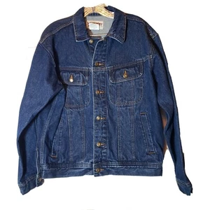 Wrangler Rugged Wear Jeansjacke, Herren Größe Large Truckermantel RJK30AN - Bild 1 von 12