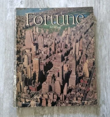 FORTUNE Magazine July 1939 New York City Art Deco  ( No Map) - Image 1 of 4