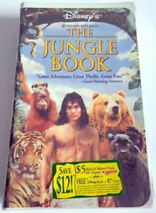THE JUNGLE BOOK-VHS TAPE FACTORY SEALED(Family,Disney) - Imagen 1 de 3