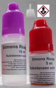 Kit de prueba de sustancias 1 - Prueba rápida - Reactivo Simons - Imagen 1 de 2