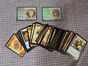 Lot of 82 Harry Potter TCG Cards 2001 Trading Cards 2 Foils  Draco & Hermione - Picture 1 of 3