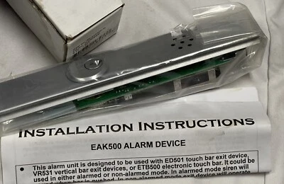 Kit de alarma TACO para dispositivos de pánico de salida de barra acabado de aluminio modelo ED-EAK500-AL Foto 1 de 2