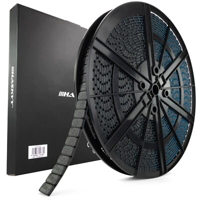 HASKYY 5kg Auswuchtgewichte Klebegewichte Schwarz Rolle Pulverbeschichtet Abrisskante