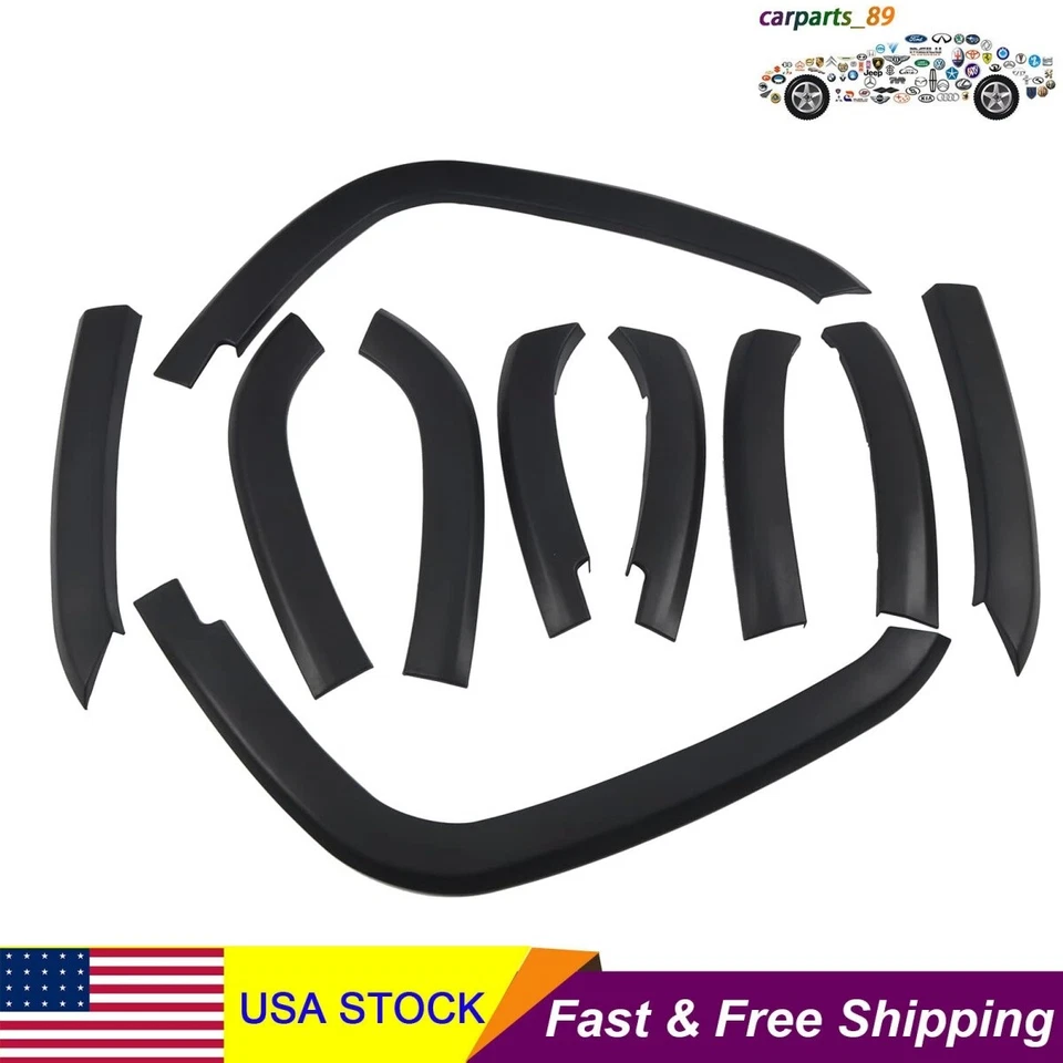 10Pcs/Set Front & Rear Wheels Fender Flares Cover Fit For 2011-2018 Jeep Compass — 第 1/4 张图片