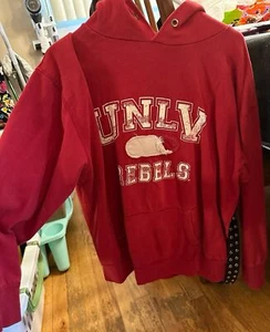 Retro UNLV Rebels Hoodie - Size L - GUC - Picture 1 of 2
