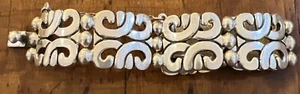 Mark Wasserman Samara Hand-Forged Sterling Silver Mexican Link Bracelet 8” - Picture 1 of 5