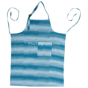 Delantal de algodón diseño Ikat impreso a mano indio para mujer delantales de decoración de cocina - Imagen 1 de 4