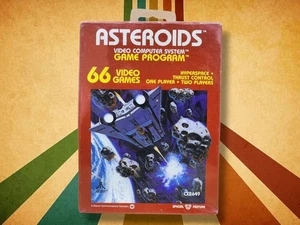 1981 Atari 2600 Asteroids CX 2649 Videospiel versiegelt - mit Mängeln - Bild 1 von 11