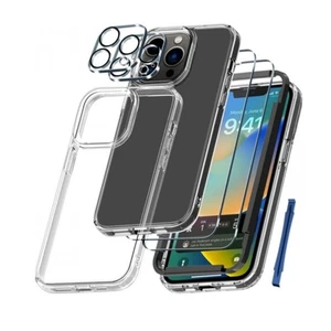 Jeywiry 5 In 1 Case for IPhone 14 Plus/Max with 2 Screen and Lens Protectors - Picture 1 of 3