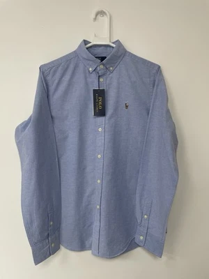 Polo Ralph Lauren Women's Shirt Long Sleeve Logo Embroidery Blue Size 8 - Image 1 of 4