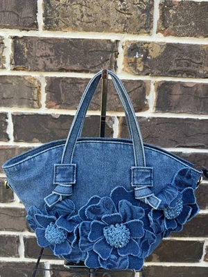 NUEVO CON ETIQUETAS PATRICIA NASH Corallina Bolso Bandolera Azul Denim Oscuro Foto 1 de 4