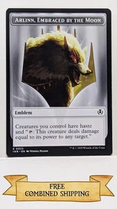 Emblema Wolf (0018) - Arlinn, abrazado por la luna ficha de doble cara Innistrad - Imagen 1 de 2