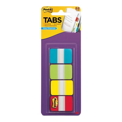 Post-it Tabs 带 On-The-Go 分装器,1 英寸,Asst Cls,P 88 标签 — 第 1/4 张图片