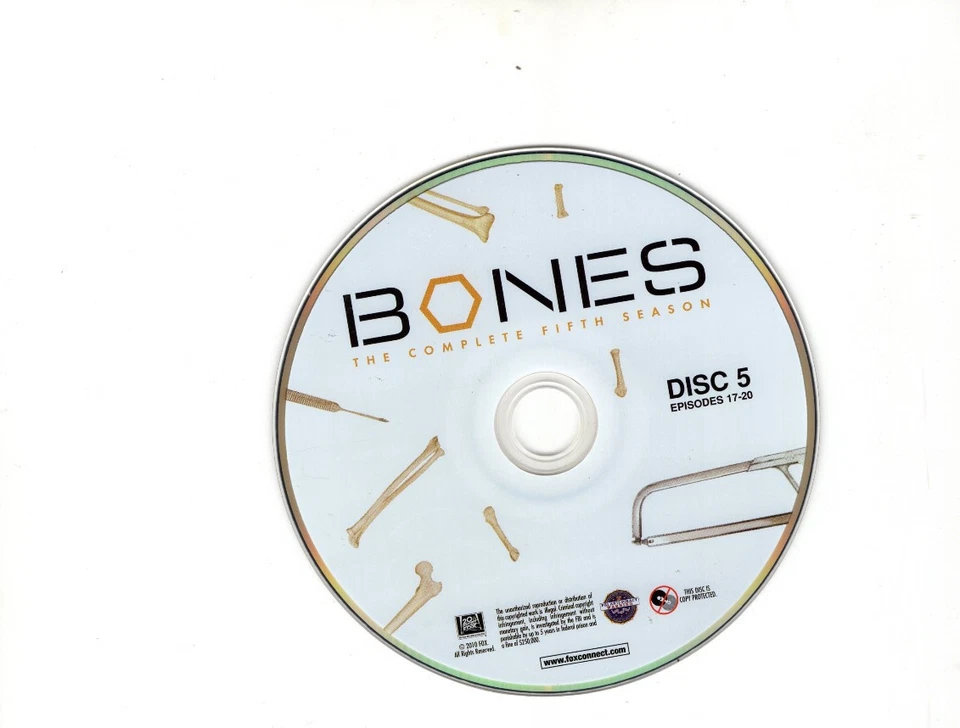 Bones Season 5 Disc 5 Replacement DVD Disc Only Foto 1 de 1
