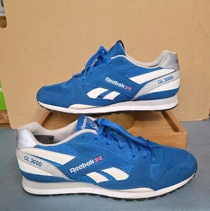 Reebok Uomo GL 3000 Sneakers Blu Scamosciato Scarpe da Corsa V67653 - Taglia 12,5 - Foto 1 di 10
