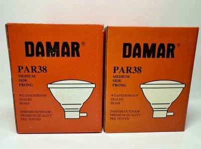 Damar PAR38 150W Flood Light Bulbs Medium Side Prong 120V Indoor Outdoor 2 Pack - Image 1 of 4