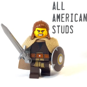 LEGO Castle Paladin Ranger Knight Minifigure BAM Medieval Rogue 10316 LOTR - Picture 1 of 11