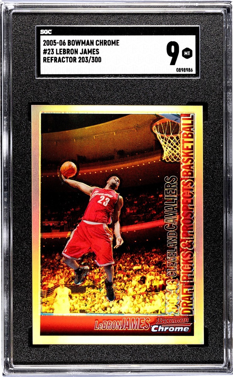 【希少】2005-06 Topps Chrome LeBron James LeBron James 2005 Topps Chrome #102 Base Price Guide