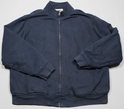 Chaqueta LL Bean Para Hombre Grande Azul Katahdin Iron Works Sherpa Forrada Cremallera Completa Vellón Foto 1 de 4