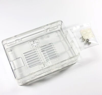Boîtier Pour Raspberry Pi Modèle B Pi 2 / Pi 3, Clair Transparent - Photo 1/4