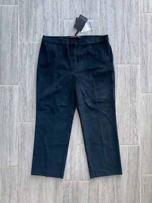 Новый с Ярлыками новый MARINA RINALDI плюс размер США 18 RIMINI зеленый хлопок бархат брюки - Изображение 1 из 4