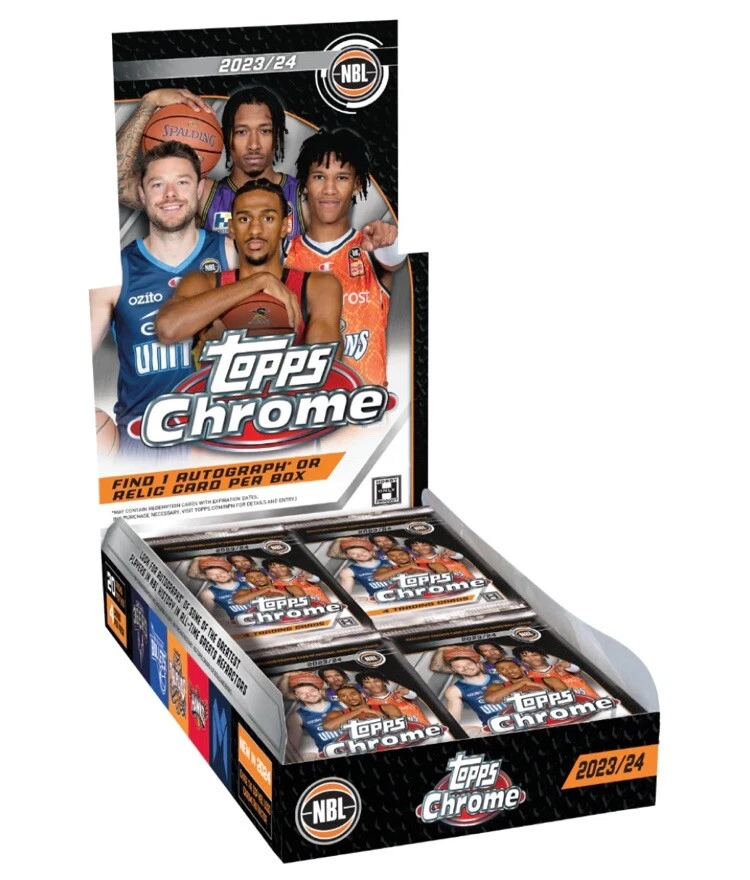 Topps 2023/2024 NBL Basketball Trading Cards Chrome Box