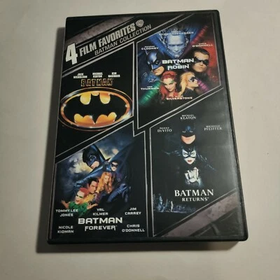 Batman Collection (DVD 2009, 2 Disc) Micheal Keaton, Jack Nicholson, Uma Thurman - Image 1 of 2