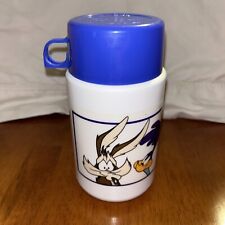 Vintage Road Runner Wile E. Coyote Looney Tunes Thermos C1