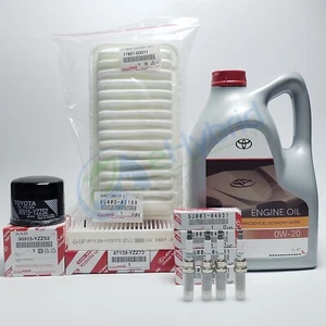 Original Toyota GT86 Service Kit 2012 bis 2016 mit Zündkerzen & 5L 0W20 Öl - Bild 1 von 1