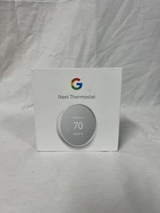 Termostato inteligente programable Google Nest de segunda mano Wi-Fi para el hogar (nieve) - Imagen 1 de 3
