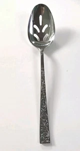 Stanley Roberts Madrilla Stainless Steel Pierced Slotted Serving Spoon, 8 1/2" - Picture 1 of 3