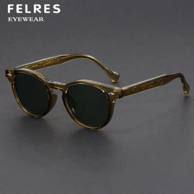 TR90 Redondo Unisex Clásico Polarizado Gafas Retro Exterior Sombra Gafas UV400 Foto 1 de 4