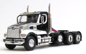 DCP Custom black/white Westernstar 49X 4 axle heavyhaul tractor 1/64 no box - Picture 1 of 6