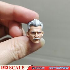 1/12 Doll Model DIY Johnny Depp Man Male Head Sculpt F 6" Shf Figma Four Figure