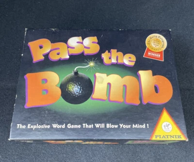 Vintage 1994 PASS the BOMB Multiplayer Card Game Explosive Word Game Piatnik - Image 1 of 4